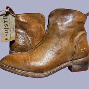 Women’s BED|STU Handcrafted Luxe Full-Grain Leather Ankle Boots (Cobbler Series)